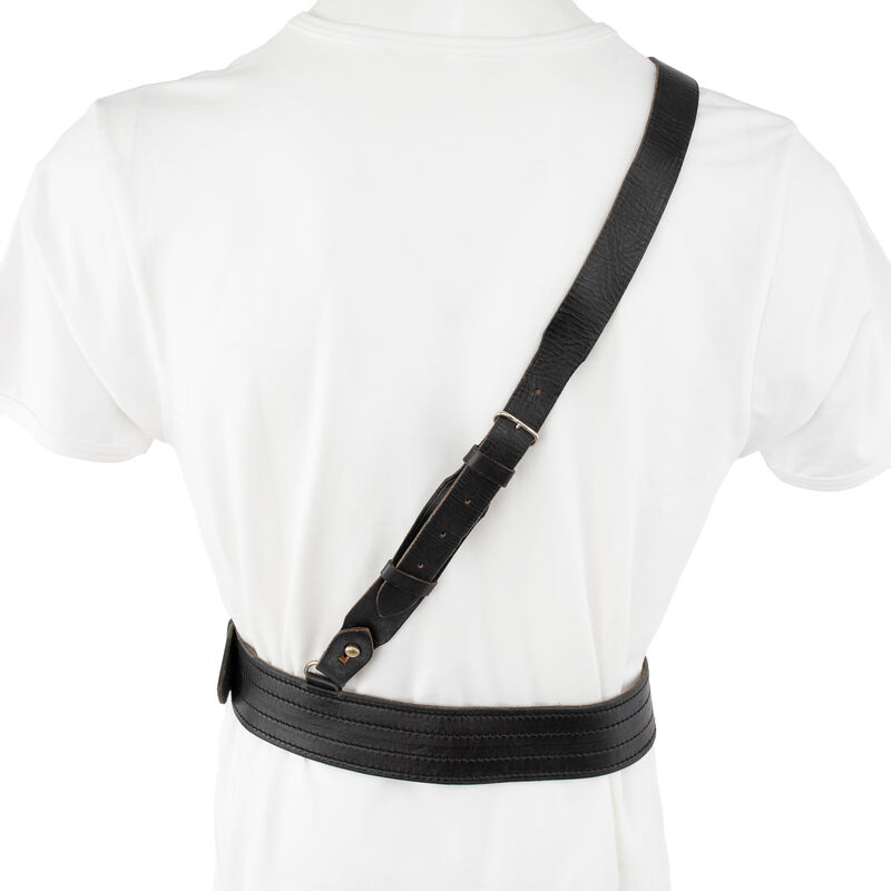 Dutch Leather Officer's Belt w/ Shoulder Strap | Issued, , large image number 2
